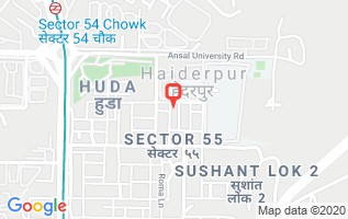 gurgaon map sector 55